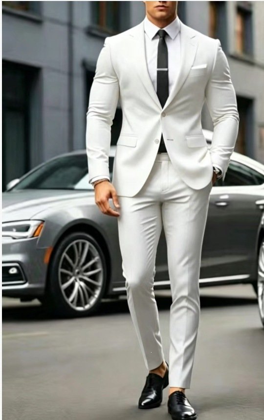 New Mens Casual Suit With Double-breasted Design - Image 10
