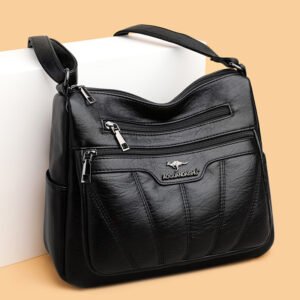 Soft Leather Crossbody Bag For Women Versatile Large Capacity And Exudes A Premium Vibe