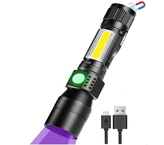 Outdoor Mini Zoom Portable Magnetic Flashlight - Image 6