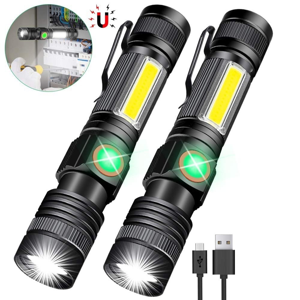 Outdoor Mini Zoom Portable Magnetic Flashlight - Image 4