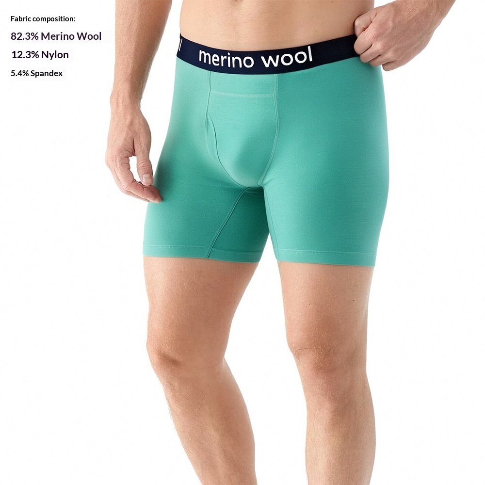Mens Merino Wool Athletic Boxer Briefs - Image 4
