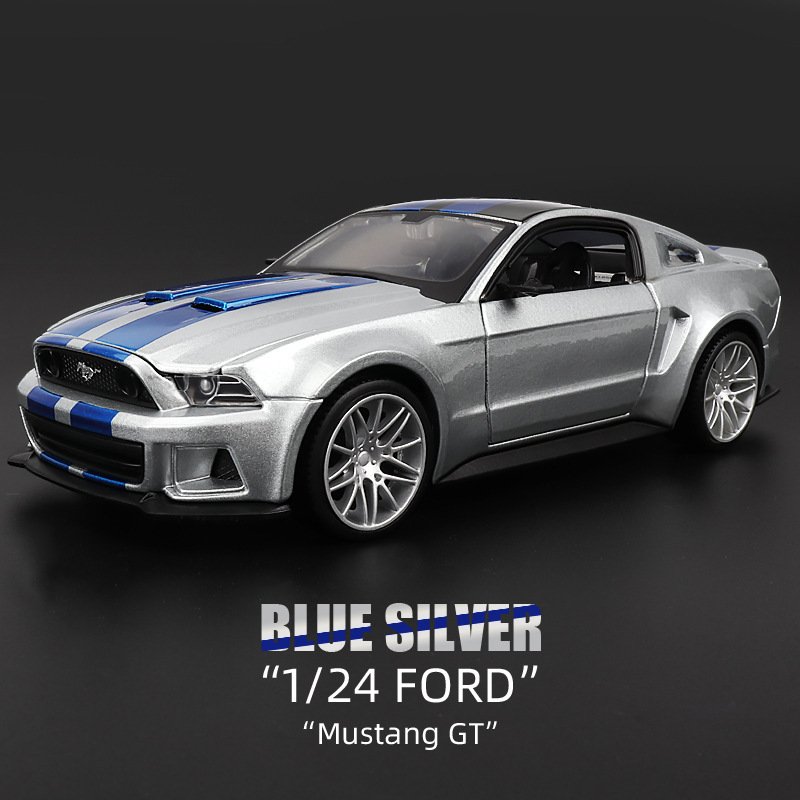 Meritor Figure Ford Mustang Gt Car Model Original Simulation Alloy Supercar Toy Car Model Decoration - Image 3