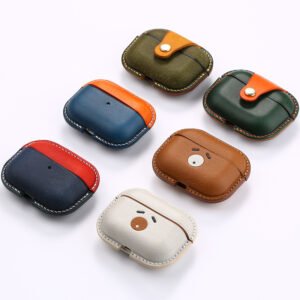 Compatible with Apple, Compatible with Apple , Apple 3rd Generation Creative Earphone Shell Leather Fashion And Exquisite