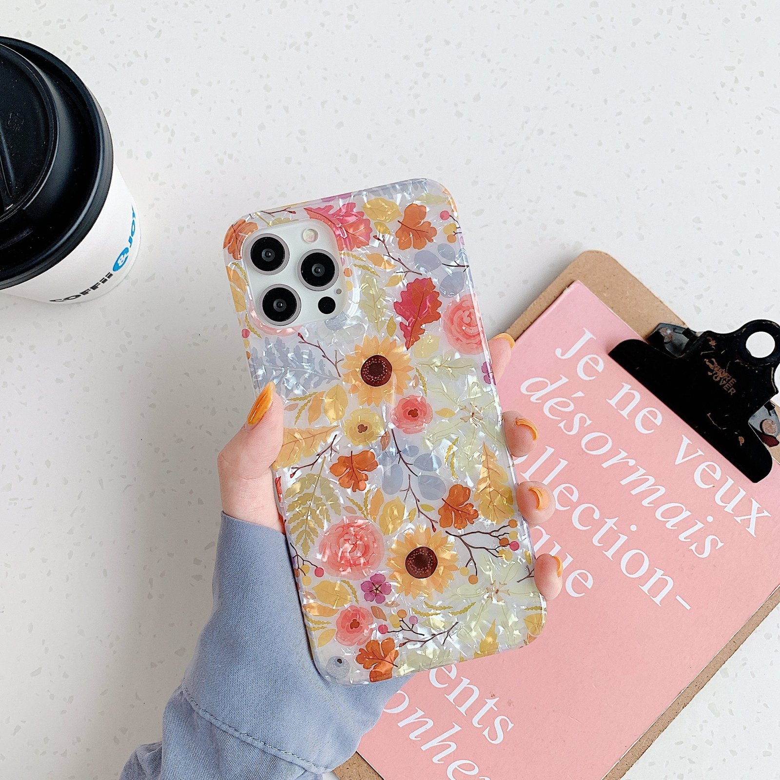 Compatible With , Leopard Flower Printed Case Transparent Soft Case 12 11 Pro Max 7 8 Plus SE X X - Image 4