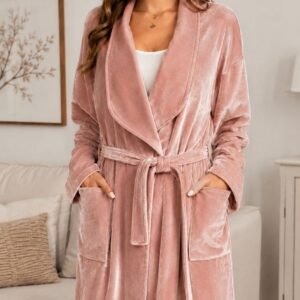 Bathrobe Thickened Thermal Flannel Pajamas