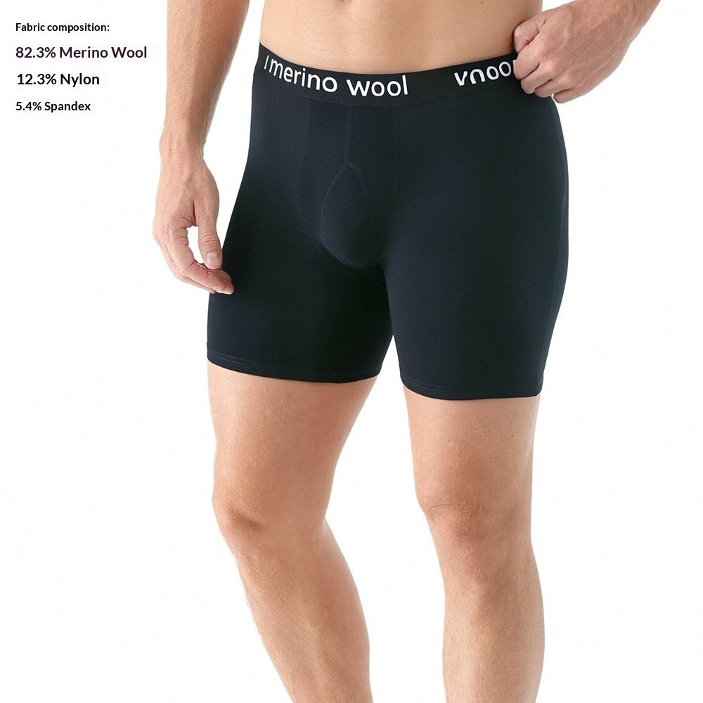 Mens Merino Wool Athletic Boxer Briefs - Image 5