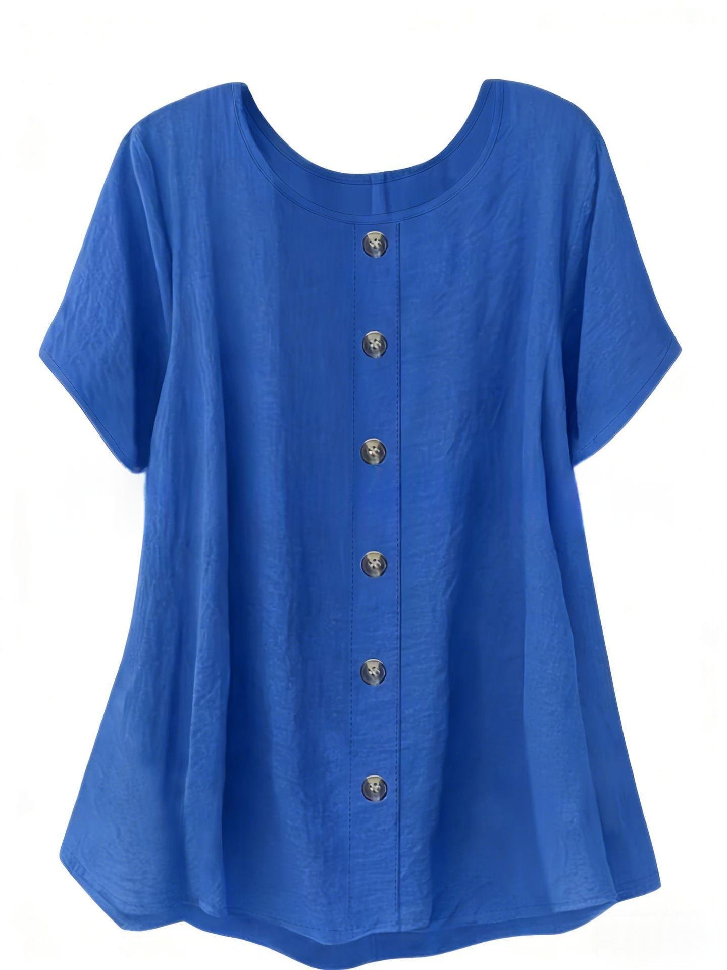 Loose Slimming Single-row Button Cardigan - Image 9