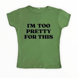 Crew-neck Street-style Cropped Womens Top
