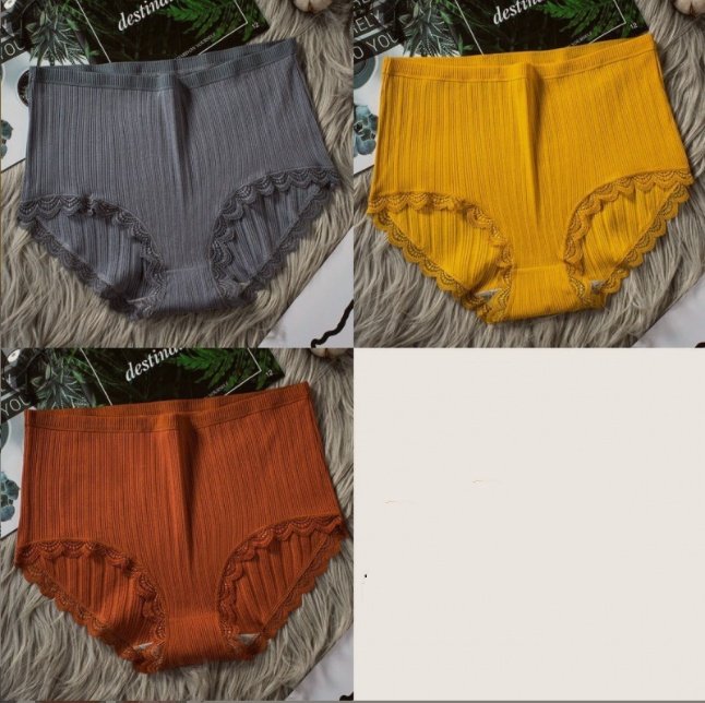 Women High Waist Breathable Cotton Underwear - Image 3
