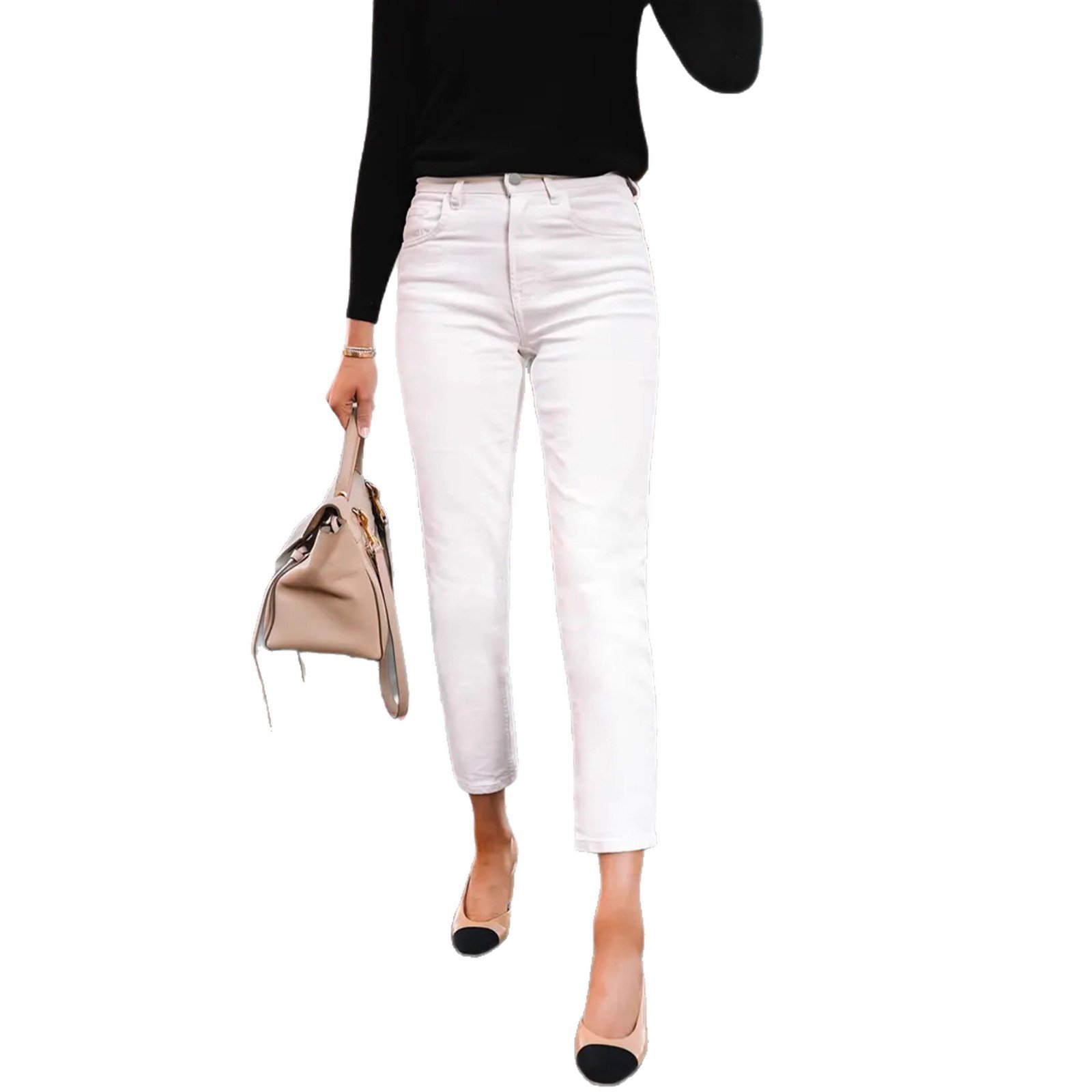 Light Business Slim-fit Straight Trousers - Image 4