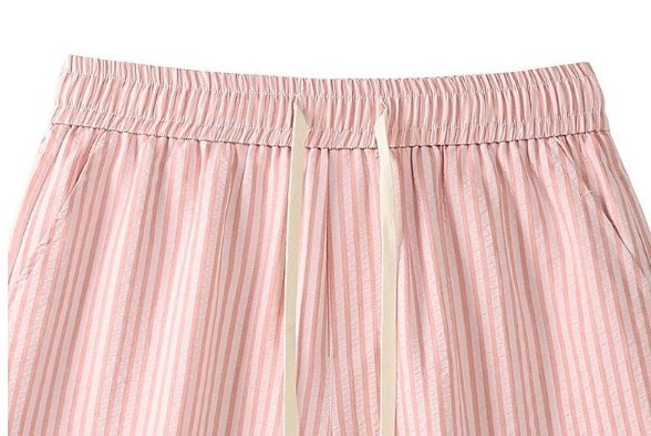 Striped Dachshund Casual Shorts For Men - Image 5