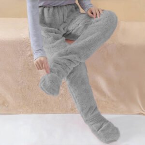 Thickened Home Tights Sleep Pants With Socks