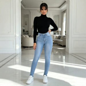 American-standard Stretch Slim-fit Jeans For Women