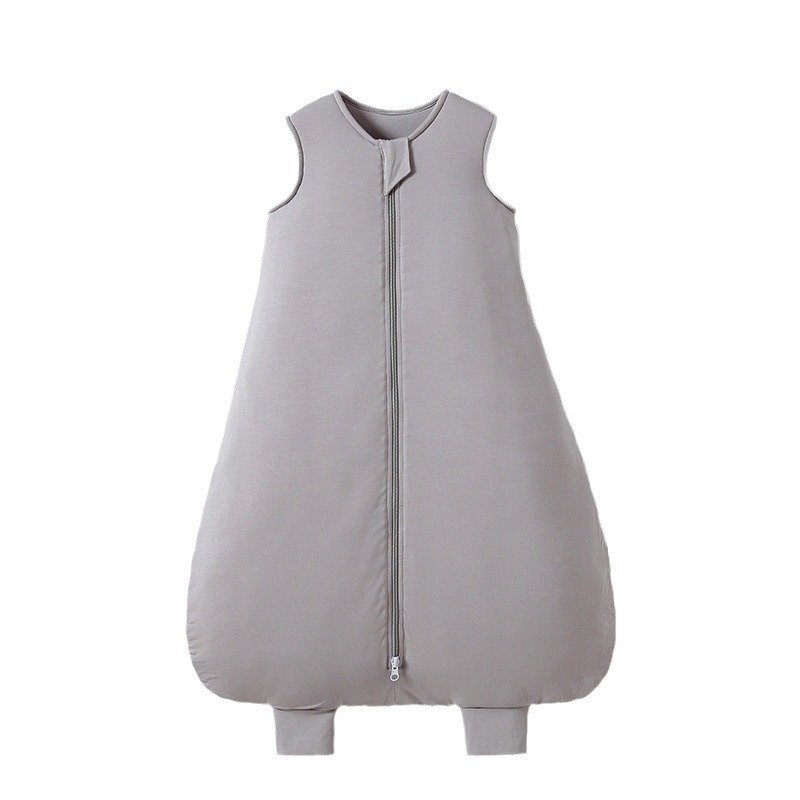 Warm Quilted Childrens Anti-kick Blanket Moisture-wicking Sleeveless Split-leg Sleeping Bag - Image 4