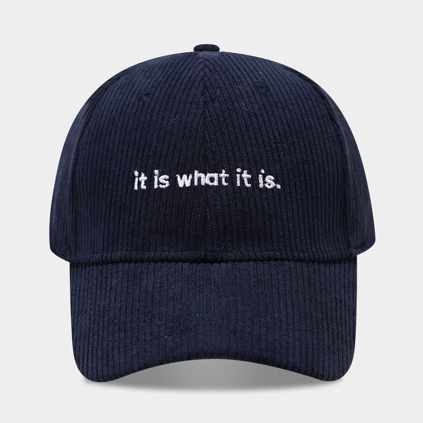 Stylish Letter-print Corduroy Baseball Cap For Couples - Image 10