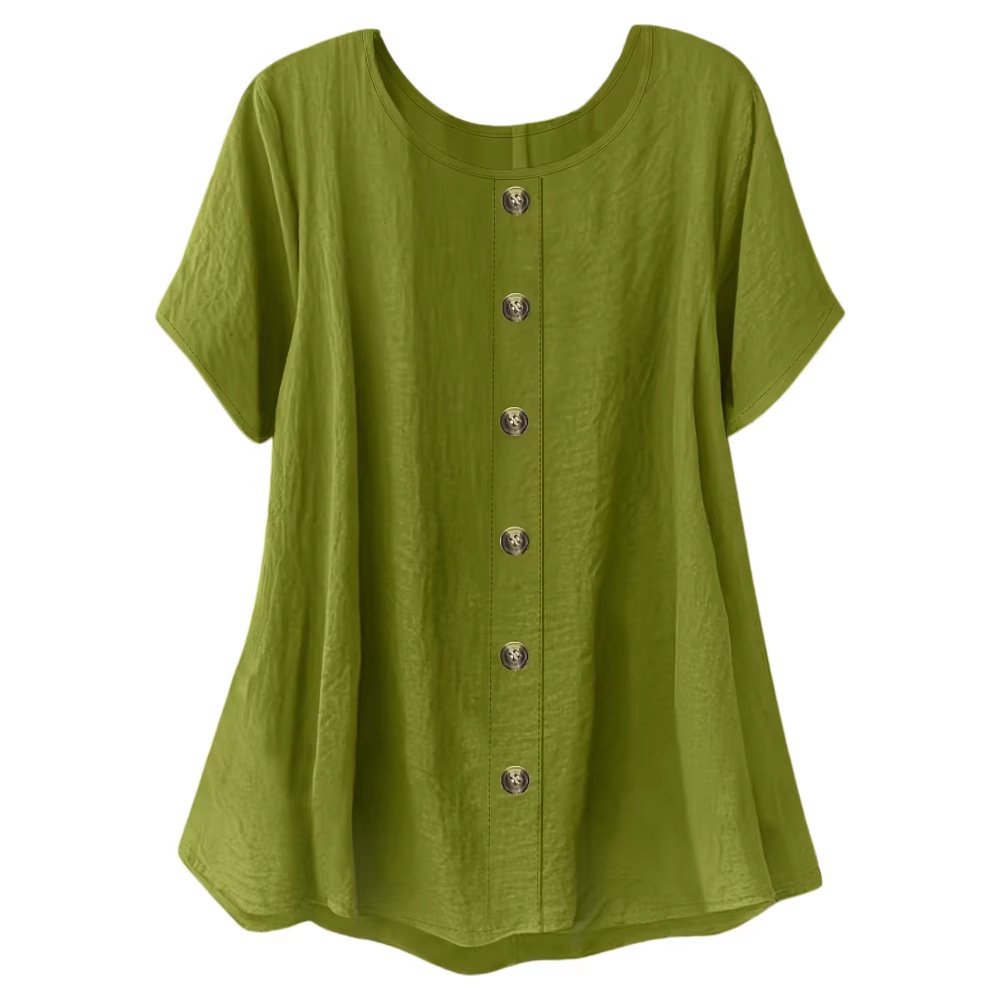 Loose Slimming Single-row Button Cardigan