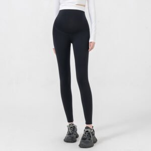 Autumn And Winter Maternity Pants High Waisted Belly Support Pants