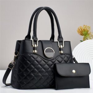 Quilted Minimalist Large Bag Tote Shoulder
