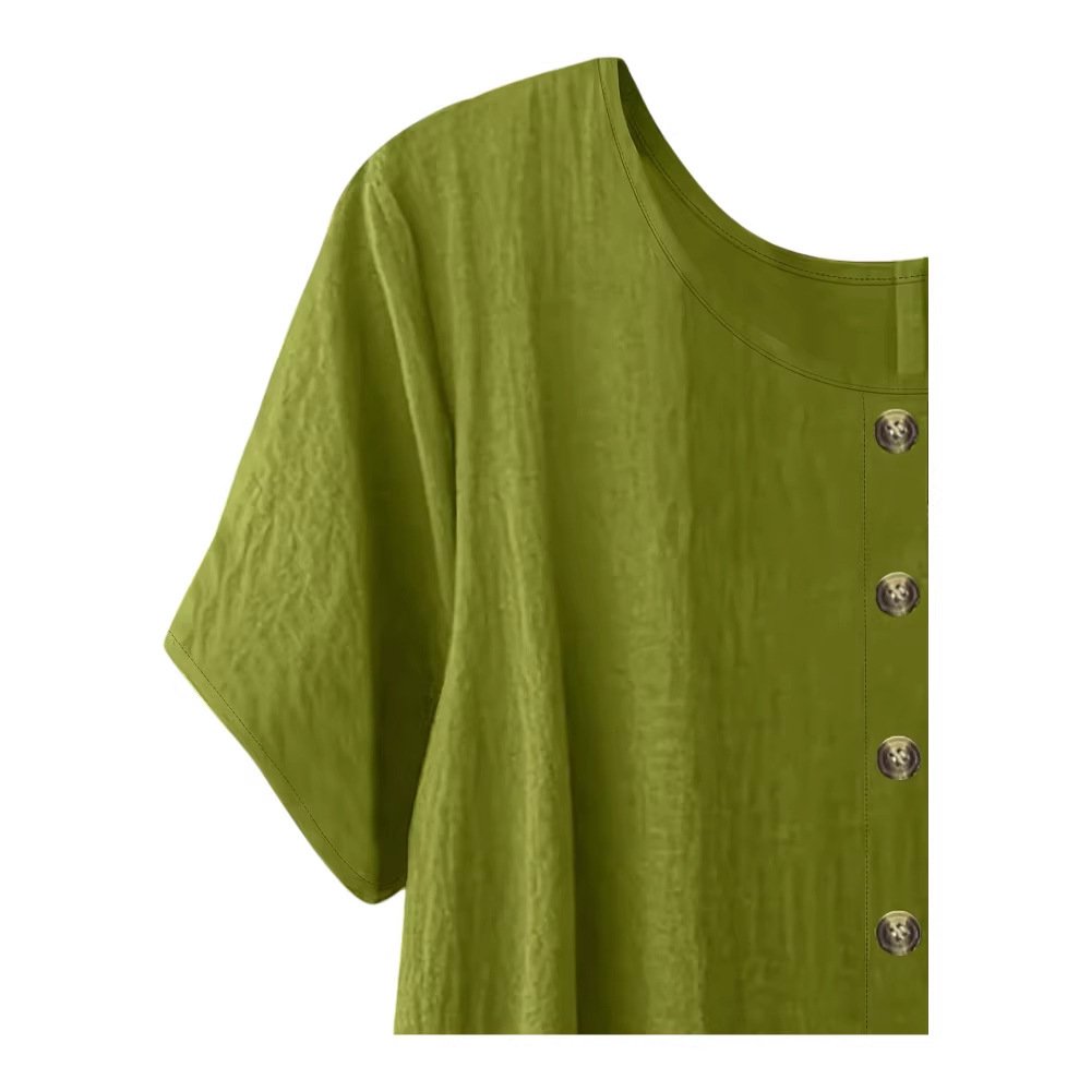 Loose Slimming Single-row Button Cardigan - Image 2
