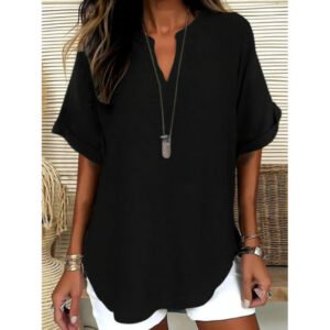 2026 Spring Hot Selling Fashion Carnival Printed Popular Women's V Neck Short Sleeved T-shirt Shirt