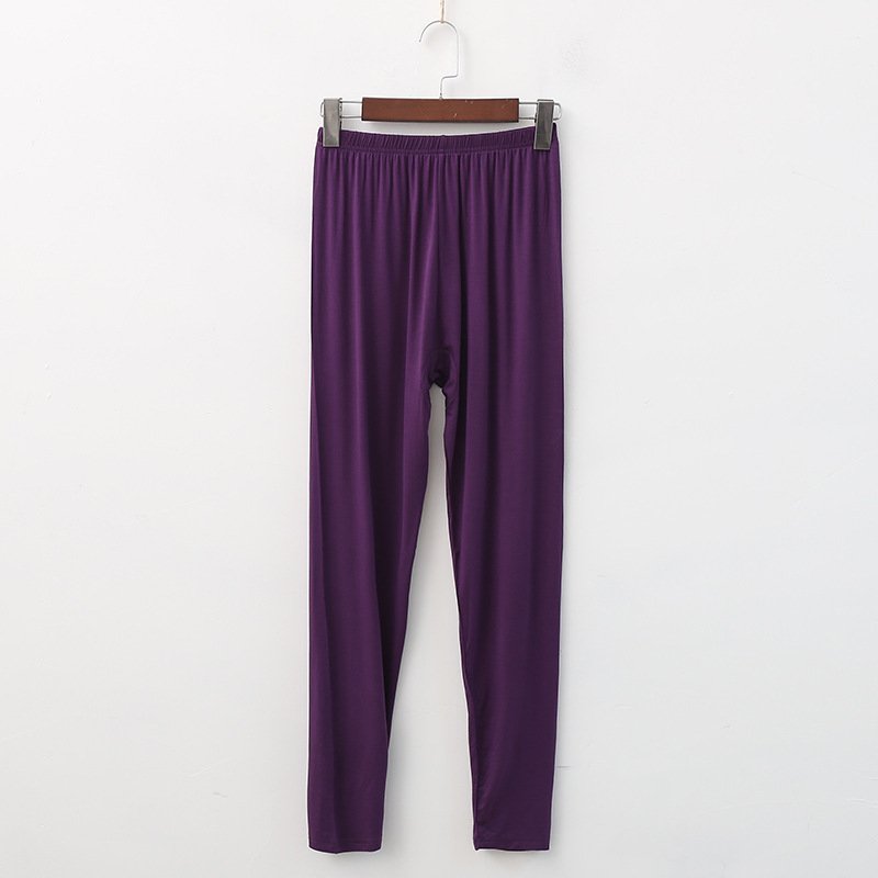 Women's Thin Plus-sized Plus-sized Women's Single-piece Middle-aged And Elderly Stretch Long Johns - Image 8