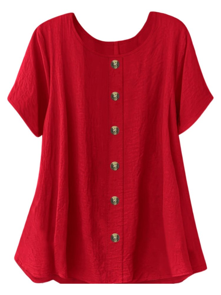 Loose Slimming Single-row Button Cardigan - Image 5