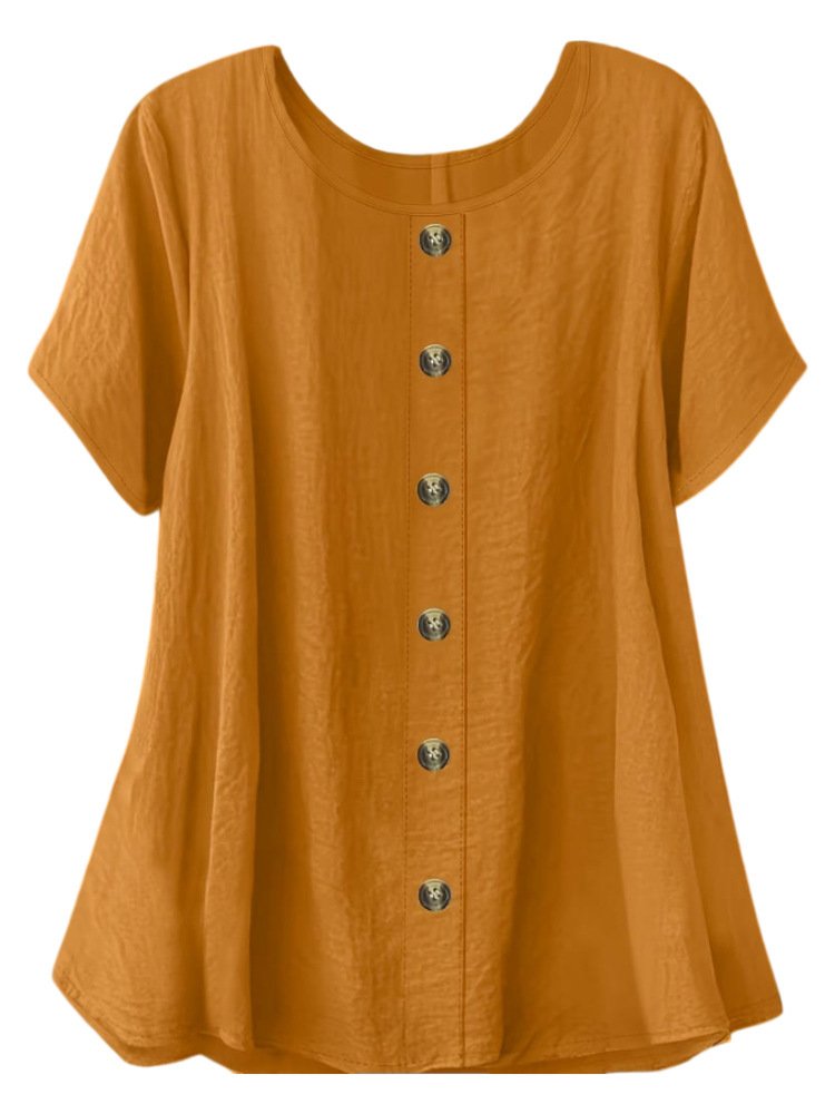 Loose Slimming Single-row Button Cardigan - Image 8