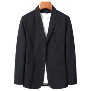 Versatile Men's Loose-fit Plus-size Business Jacket