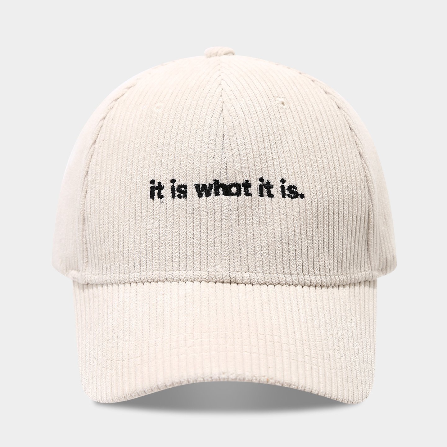 Stylish Letter-print Corduroy Baseball Cap For Couples - Image 7