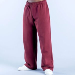 Mens High-waisted Straight-leg Long Casual Athletic Pants