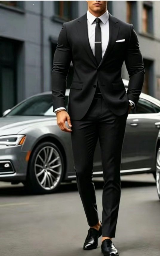New Mens Casual Suit With Double-breasted Design - Image 5
