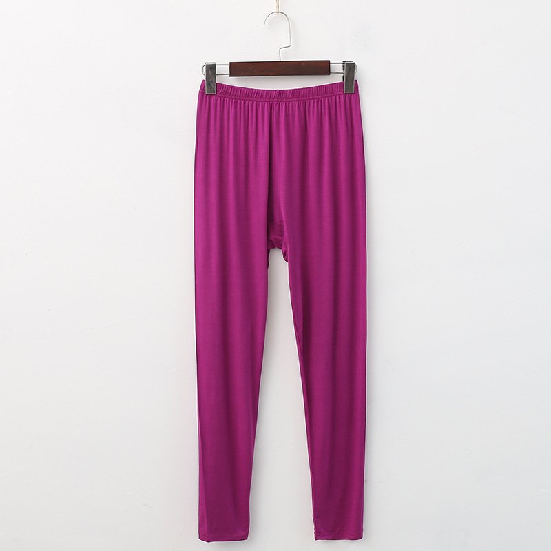 Women's Thin Plus-sized Plus-sized Women's Single-piece Middle-aged And Elderly Stretch Long Johns - Image 7
