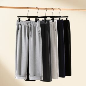 Mens New Winter Fleece-Lined Warm Casual Pants