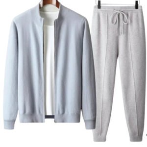 Men's Reversible Warm Sweater Cardigan Set