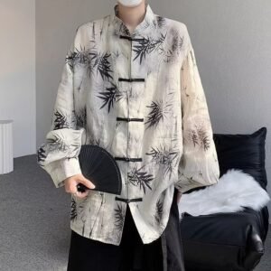 Fashionable Casual Men's Top Vintage Shirt
